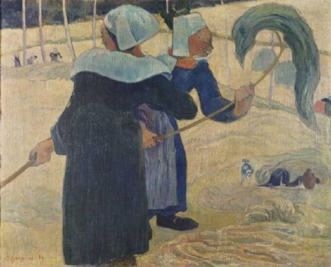 Le canalette per la produzione di fieno – Paul Gauguin Paul Gauguin 85x75