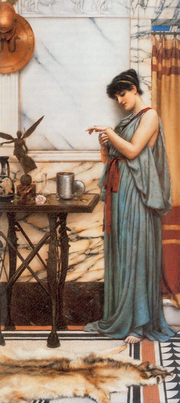 Il suo regalo di compleanno – John William Godward John William Godward 70x160