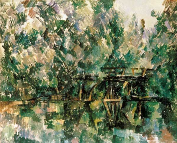 Ponte di legno sopra un dorso – Paul Cézanne Paul Cézanne 85x75