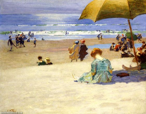 L’ora del mare – Edward Henry Potthast Edward Henry Potthast 85x75