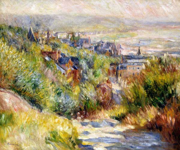 Paesaggio collinare vicino a Trouville – Pierre-Auguste Renoir Pierre-Auguste Renoir 85x75