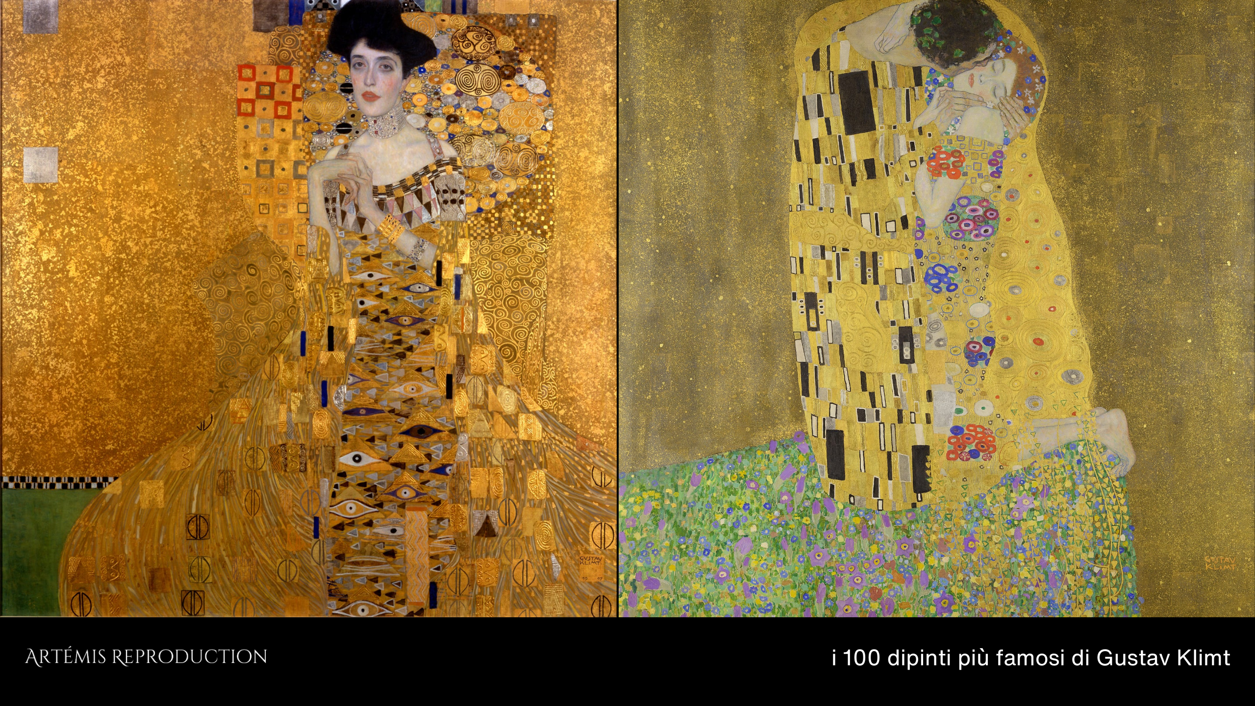 i 100 dipinti più famosi di Gustav Klimt