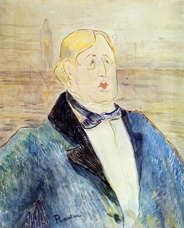 Ritratto di Oscar Wilde – Toulouse Lautrec Henri de Toulouse-Lautrec 70x85