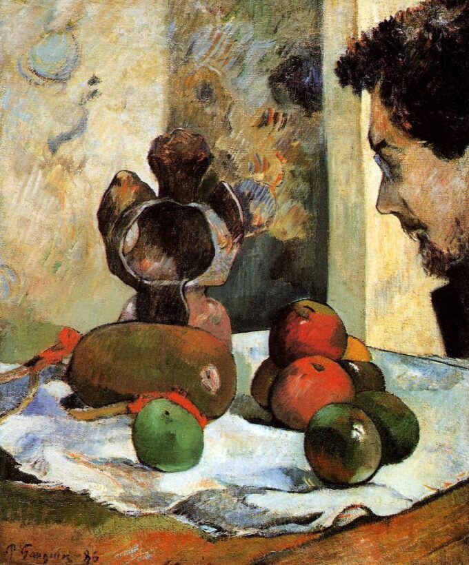 Natura morta con il profilo di Charles Laval – Paul Gauguin Paul Gauguin 70x85