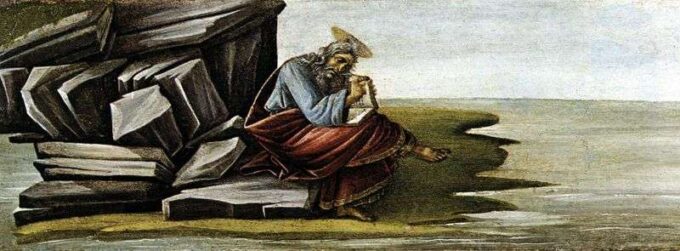 Altare di San Marco: Giovanni l’Evangelista – Sandro Botticelli Sandro Botticelli 160x70