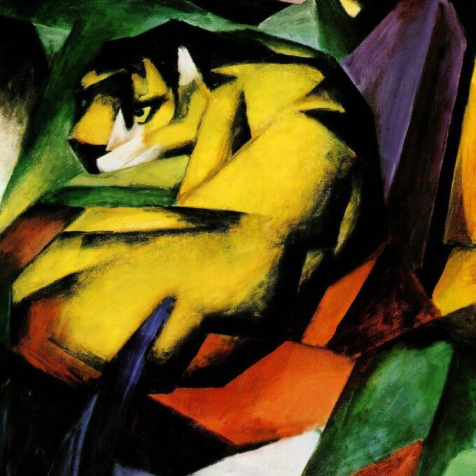 La tigre gialla – Franz Marc Franz Marc 70x70