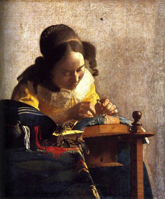 La Dentellière (Vermeer) – Johannes Vermeer Jan Vermeer 70x85