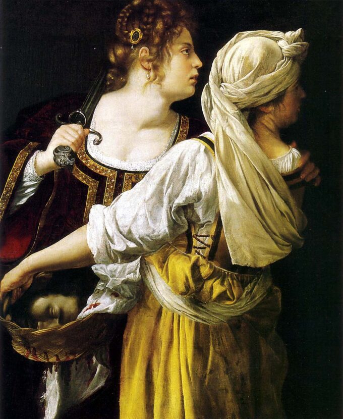 Giuditta e la sua serva – Artemisia Gentileschi Artemisia Gentileschi 70x85