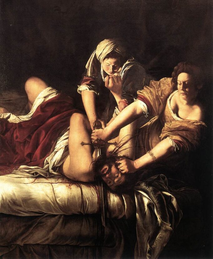 Giuditta che decapita Oloferne – Artemisia Gentileschi Artemisia Gentileschi 70x85