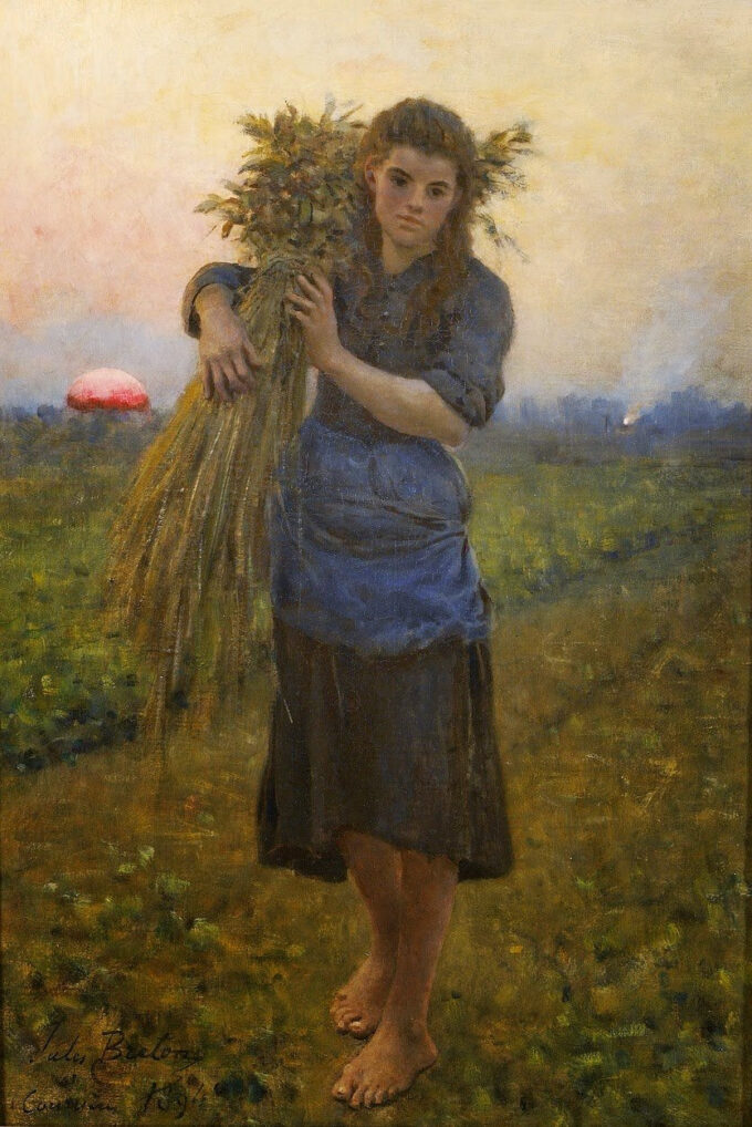 Raccoglitore – Jules Breton Jules Breton 70x105