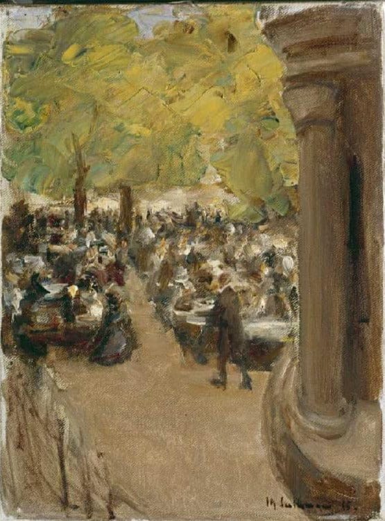 Giardino di caffè – Max Liebermann Max Liebermann 70x105