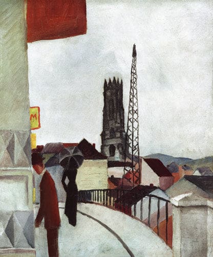 Cattedrale a Friburgo in Svizzera – August Macke August Macke 70x85