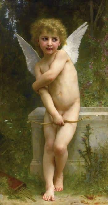 L’amore colpito – William Bouguereau William Bouguereau 70x140