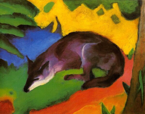 Renard blu – Franz Marc Franz Marc 85x75