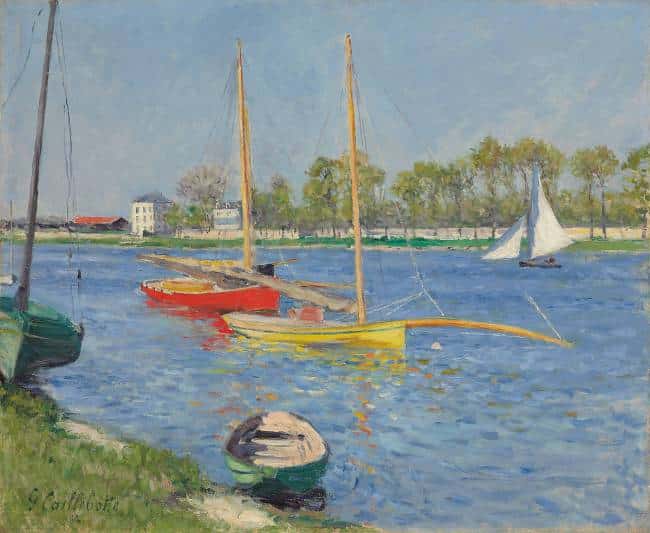 La Senna ad Argenteuil – Caillebotte Gustave Caillebotte 85x75