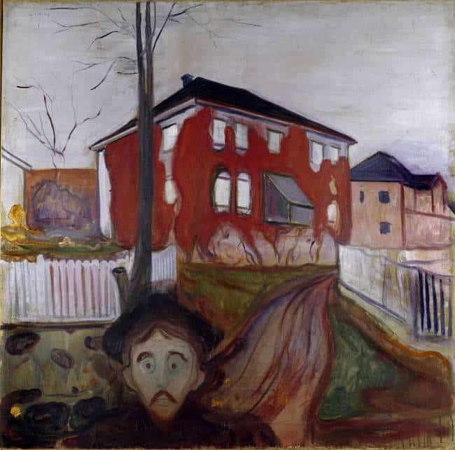 La Vigna vergine rossa – Edvard Munch Edvard Munch 70x70