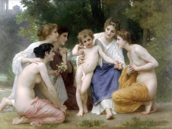 Ladmirazione – William Bouguereau William Bouguereau 85x75