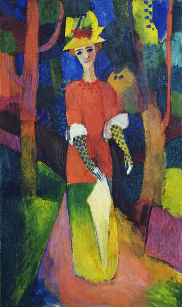 Donne in un parco – August Macke August Macke 70x120