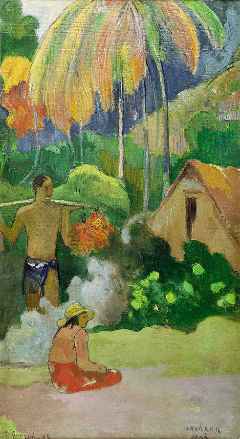 Paesaggio a Tahiti – Paul Gauguin Paul Gauguin 70x120