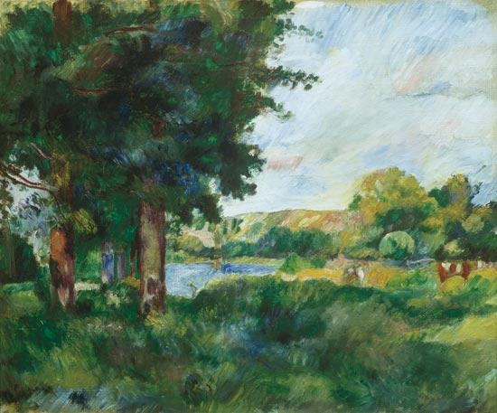 Paesaggio in Ile-de-France – Pierre-Auguste Renoir Pierre-Auguste Renoir 85x75