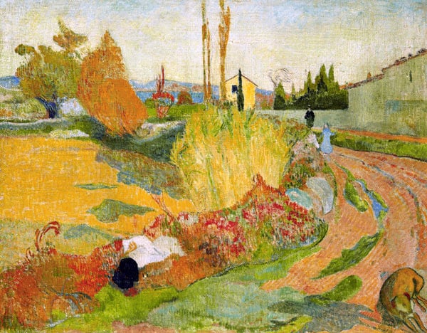 Paesaggio vicino ad Arles – Paul Gauguin Paul Gauguin 85x75