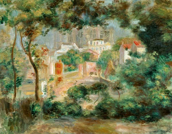 Paesaggio con vista sul Sacré-Coeur – Pierre-Auguste Renoir Pierre-Auguste Renoir 85x75