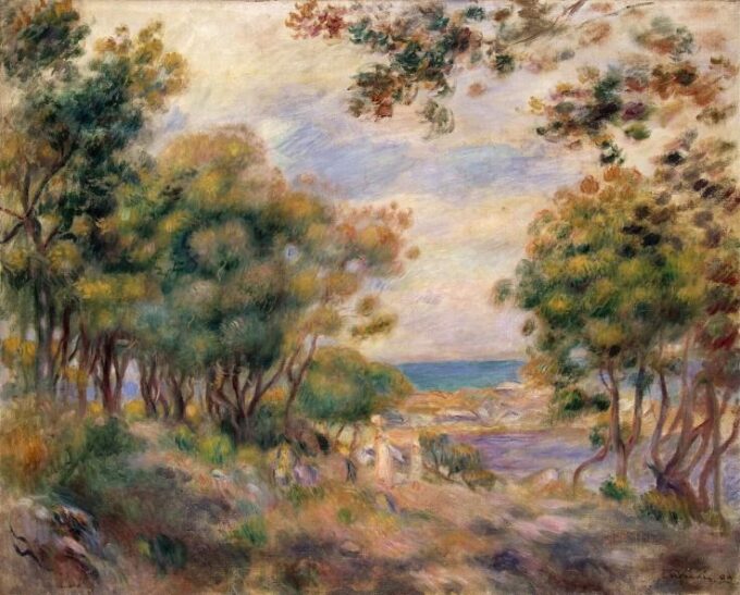 Paesaggio a Beaulieu di Pierre-Auguste Renoir Pierre-Auguste Renoir 85x75