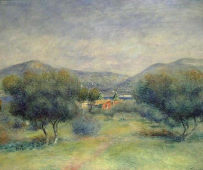 Paesaggio a Tolone – Pierre-Auguste Renoir Pierre-Auguste Renoir 85x75