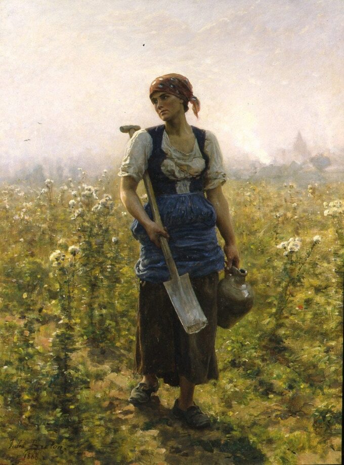 Il Mattino – Jules Breton Jules Breton 70x85