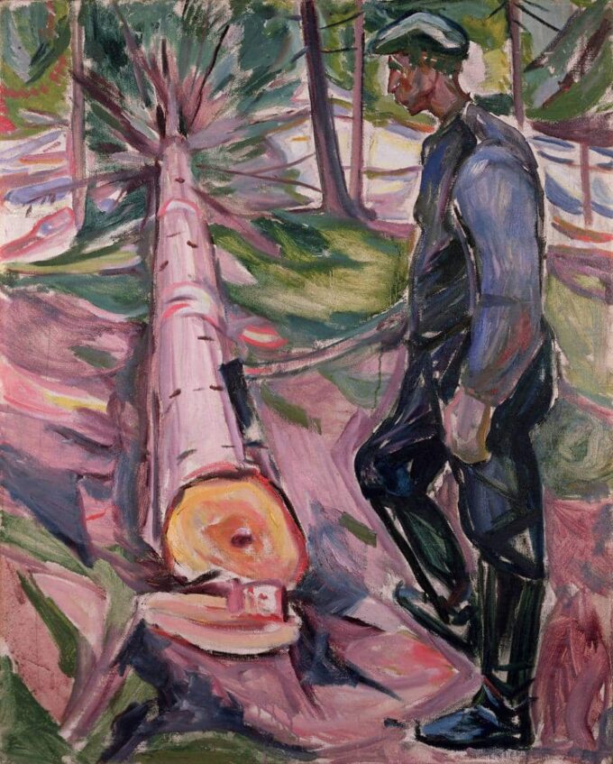 Il Boscaiolo – Edvard Munch Edvard Munch 70x85