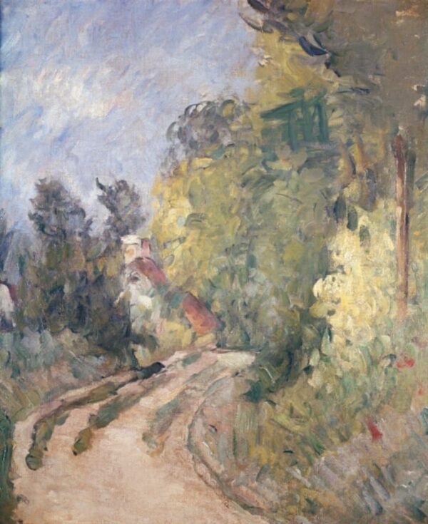 Tornante della strada sotto gli alberi – Paul Cézanne Paul Cézanne 70x85