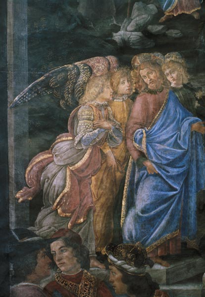 La purificazione del lebbroso e la tentazione di Cristo, della cappella Sistina: dettaglio del Cristo – Sandro Botticelli Sandro Botticelli 70x105