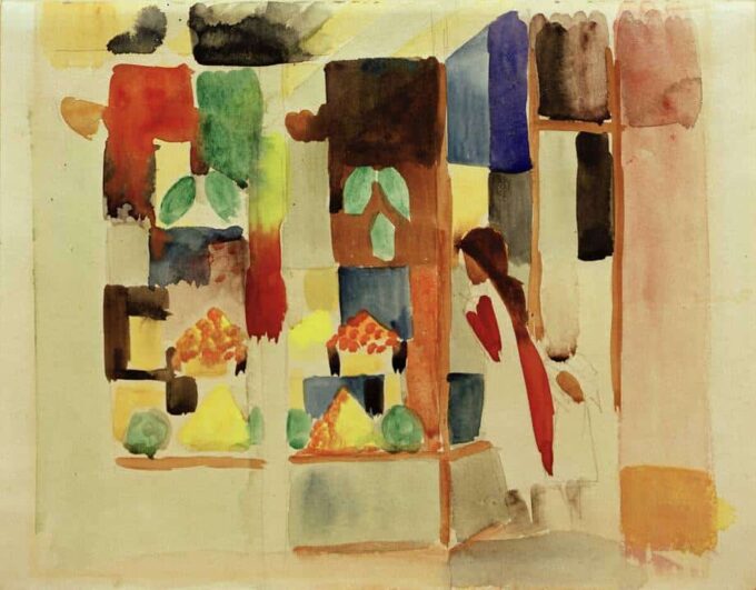 I bambini dal venditore di verdure I – August Macke August Macke 85x75