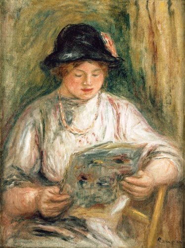 Donna che legge – Pierre-Auguste Renoir Pierre-Auguste Renoir 70x85