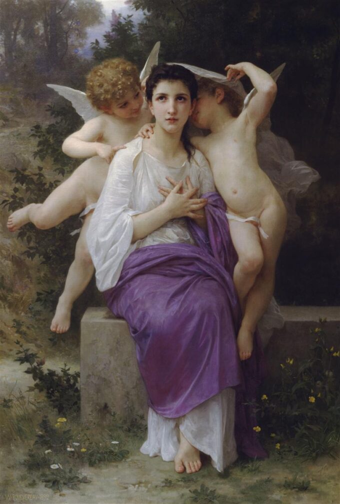 Il cuore di Leveil – William Bouguereau William Bouguereau 70x105