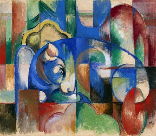 Toro allungato – Franz Marc Franz Marc 70x70