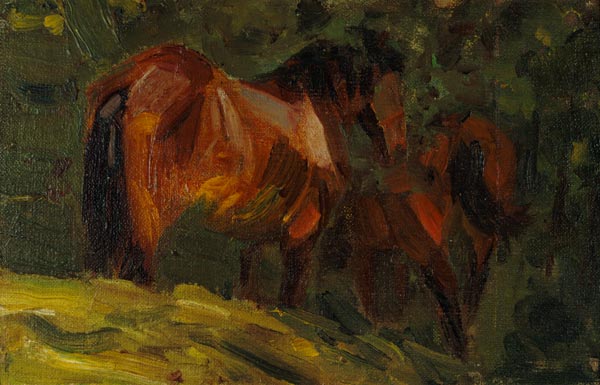 Piccola studio di cavallo I – Franz Marc Franz Marc 105x70