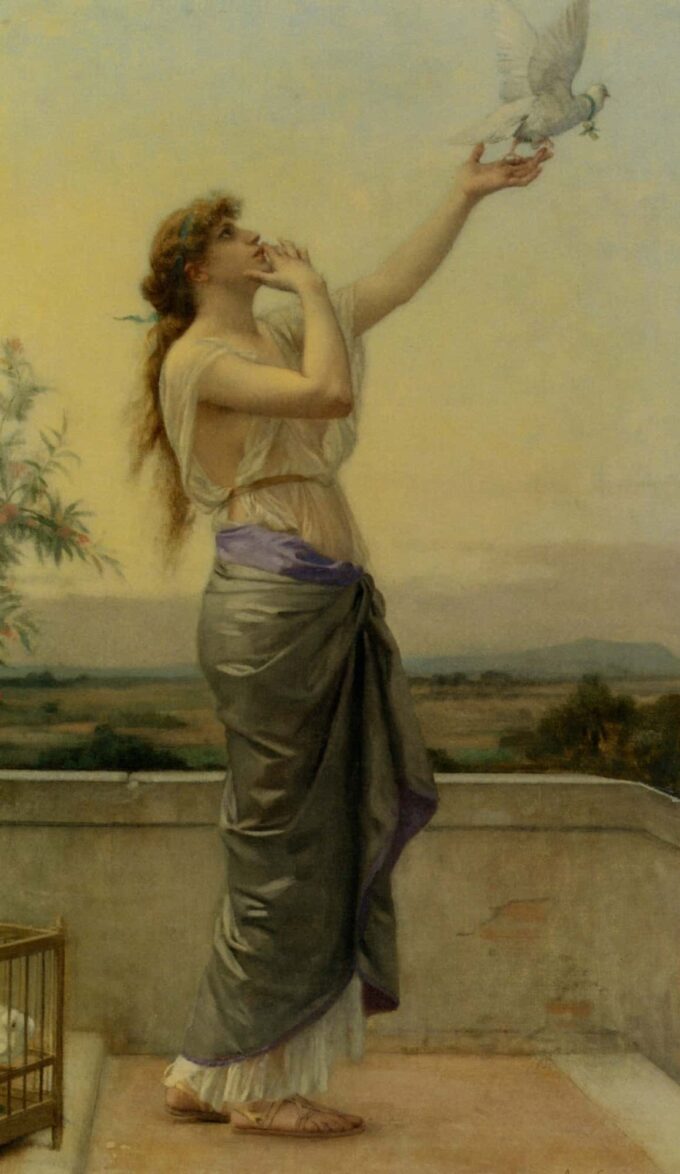 Messaggero dell’amore – Alexandre Cabanel Alexandre Cabanel 70x120