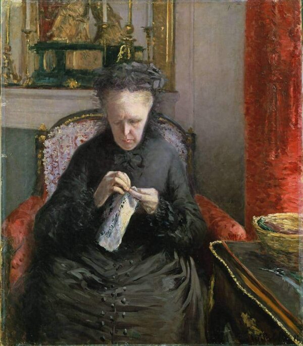 Ritratto di Madame Martial Caille – Caillebotte Gustave Caillebotte 70x70