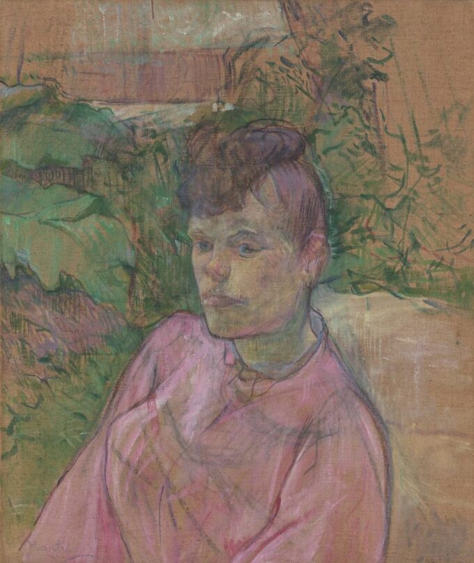 Donna nel giardino del signor Forest – Toulouse Lautrec Henri de Toulouse-Lautrec 70x85