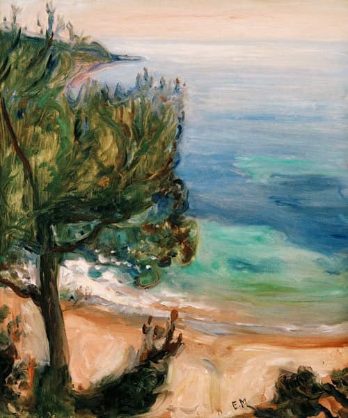 Paesaggio vicino a Nizza – Edvard Munch Edvard Munch 70x85