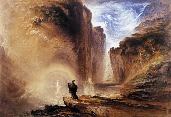 Manfred e la strega delle Alpi – John Martin John Martin 105x70