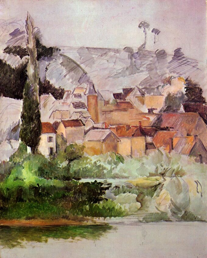 Château e villaggio di Médan – Paul Cézanne Paul Cézanne 70x85