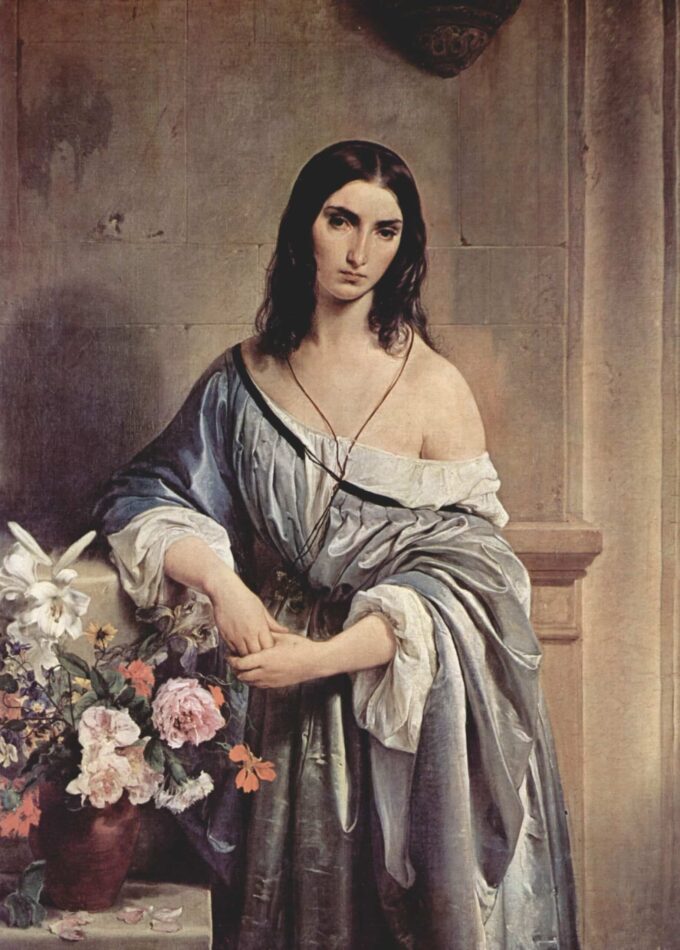 Pensieri Melanconici – Francesco Hayez Francesco Hayez 70x105