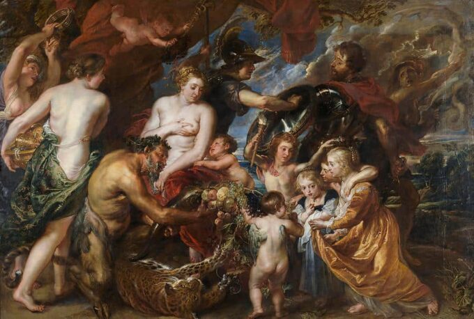 Minerva protegge Pax di Marte (Pace e guerra) – Peter Paul Rubens Peter Paul Rubens 105x70