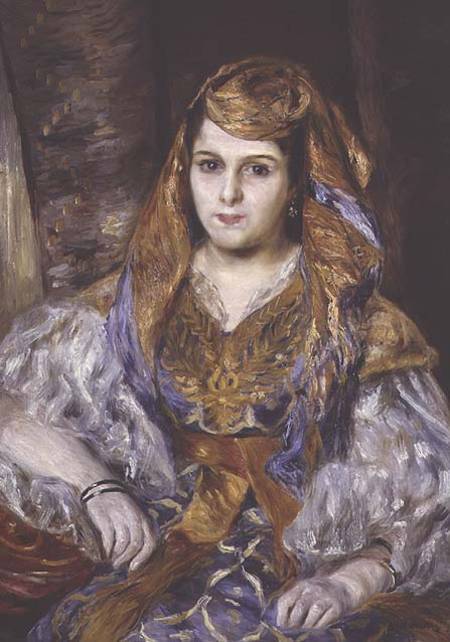 Mme. Clementine Stora in abito algerino, o La Donna Algerina – Pierre-Auguste Renoir Pierre-Auguste Renoir 70x105