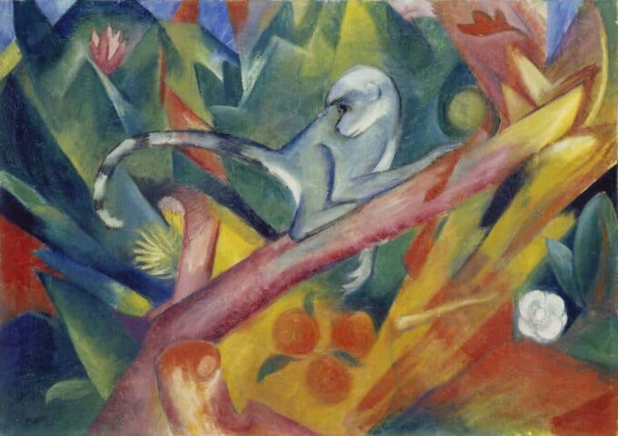 Il scimmia – Franz Marc Franz Marc 105x70