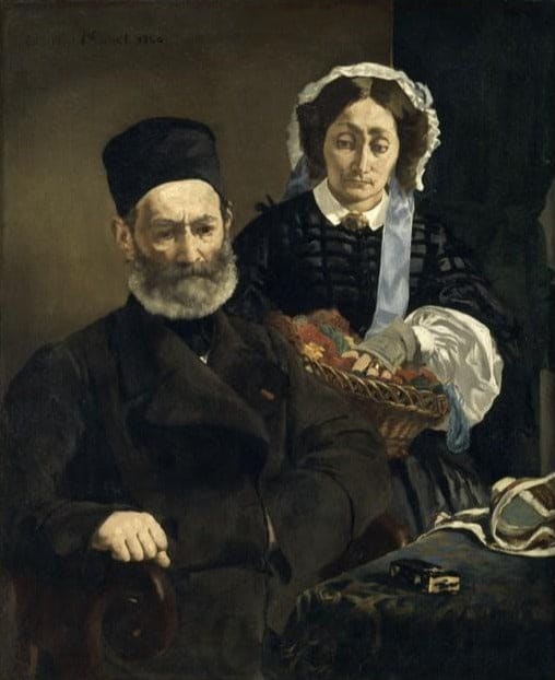 Monsieur e Madame Auguste Manet – Edouard Manet Édouard Manet 70x85