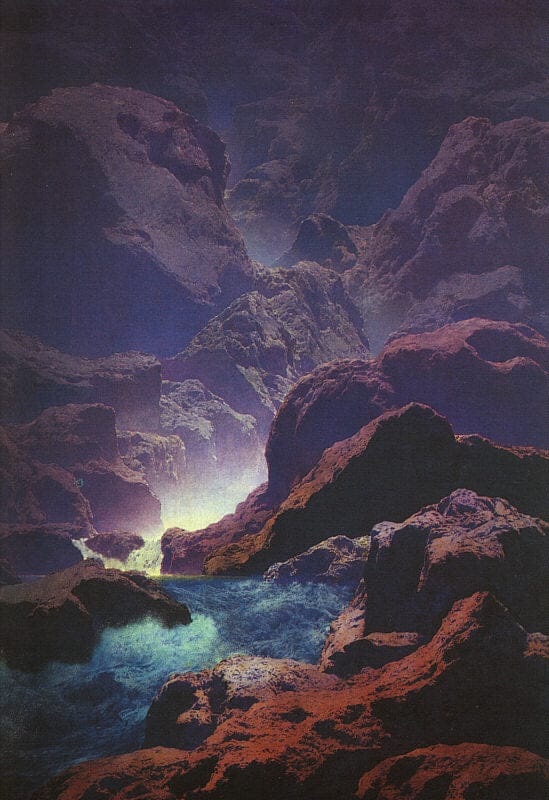 Chiar di luna – Maxfield Parrish Maxfield Parrish 70x105