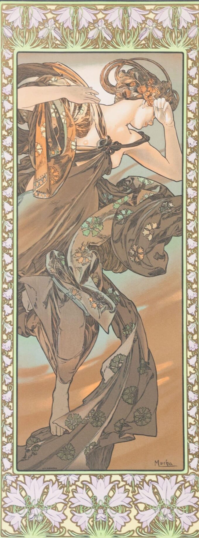 L’étoile du soir – Mucha Alfons Mucha 70x160